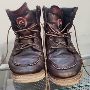Redwing Irish Setter Ashby Grunge Brown Leather  Boots
